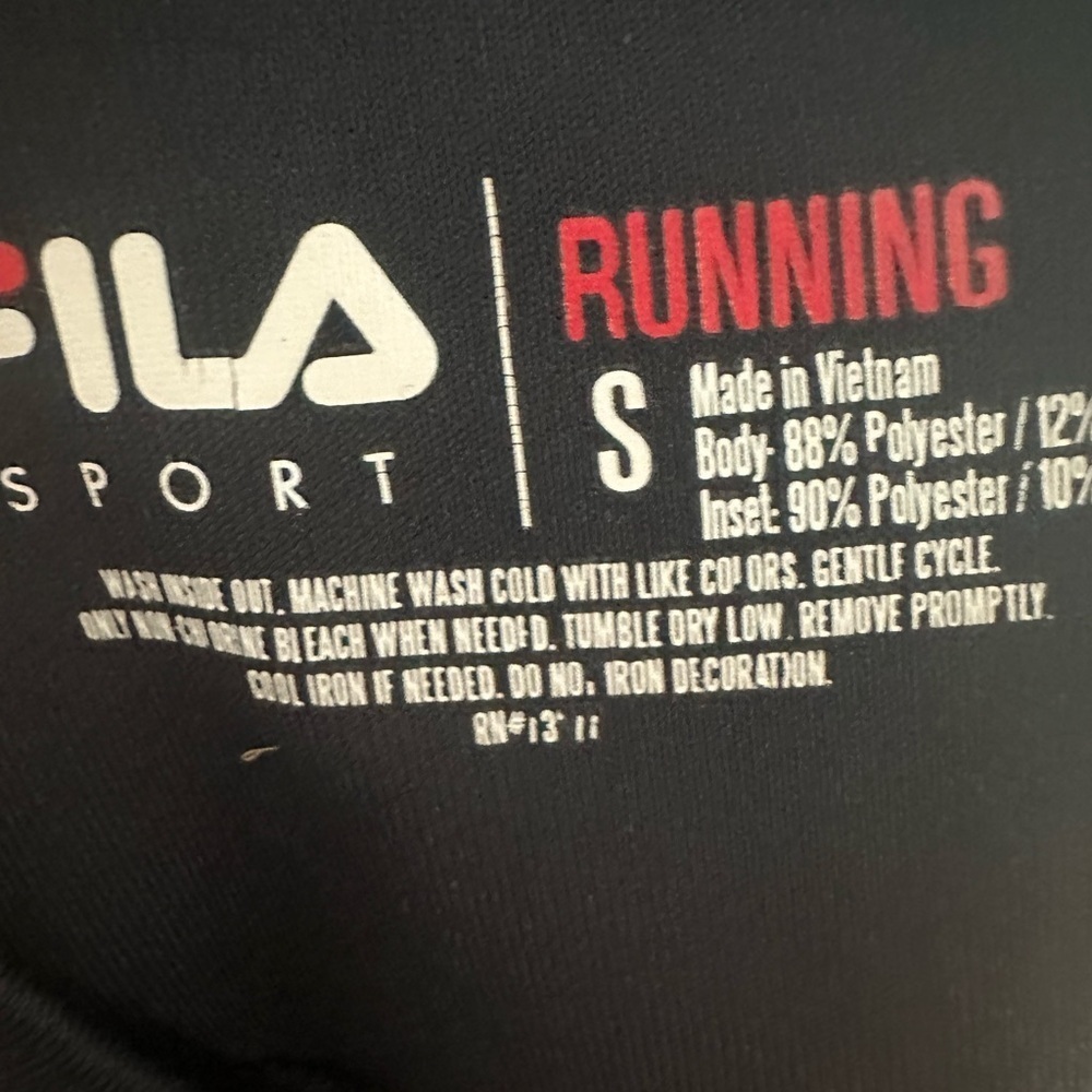 Fila Black Running Leggings - Picture 4 of 4